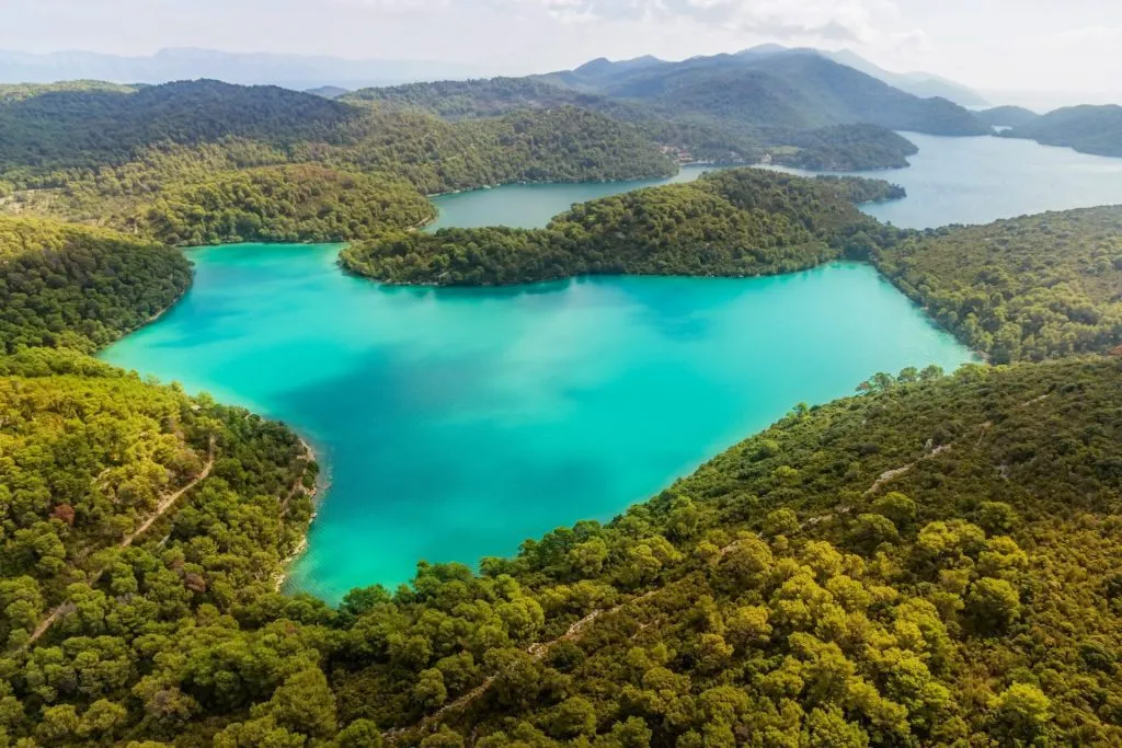 Mljet from above scaled